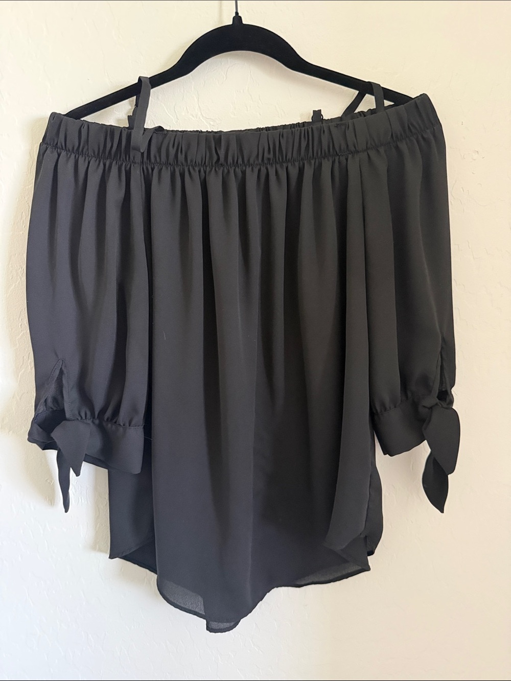 BCX Black Off the Shoulder Blouse